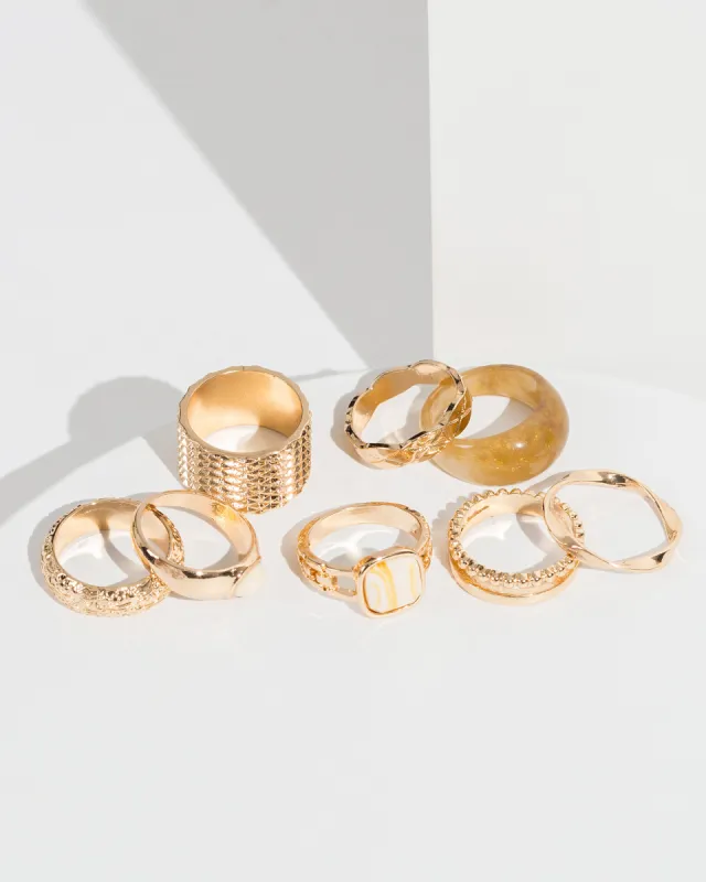 Brown Textural Ring Pack sold by Collete Hayman