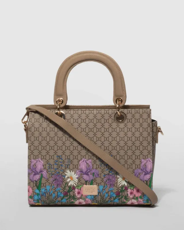 Monogram Ella Floral Tote Bag sold by Collete Hayman