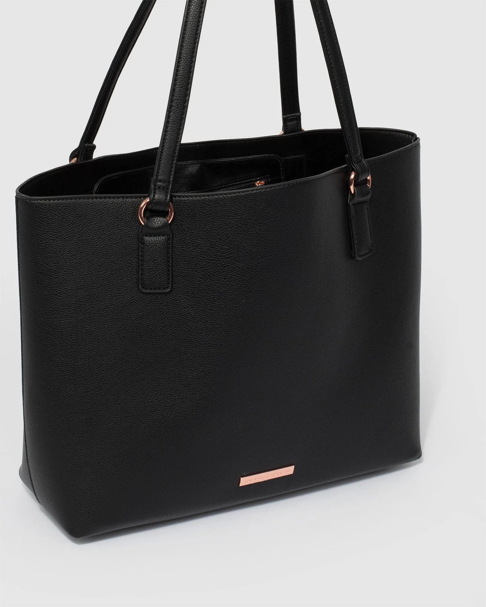 Black Angelina Tote Bag sold by Collete Hayman product image thumbnail 3