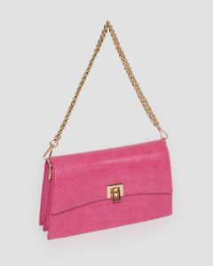 Pink Alana Lock Shoulder Bag sold by Collete Hayman