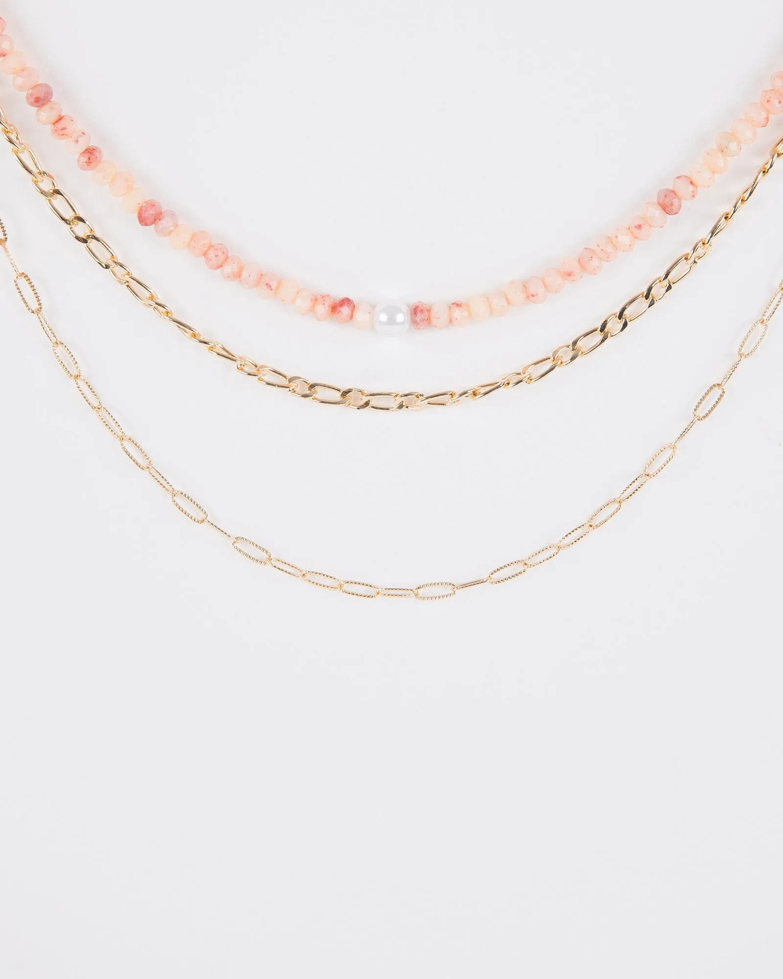 Orange Beaded Multi Layer Necklace sold by Collete Hayman