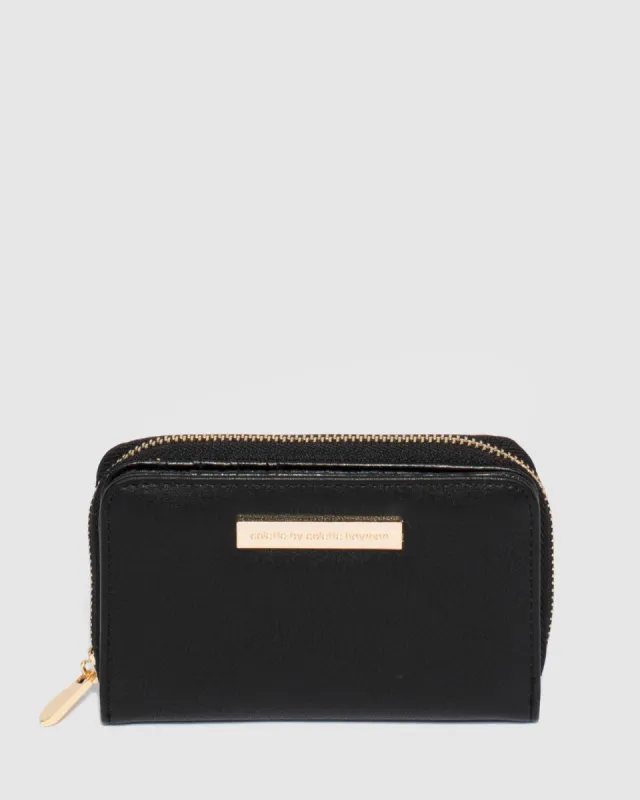 Black Tiana Plate Wallet sold by Collete Hayman