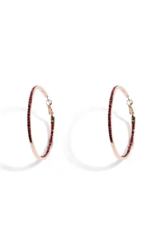 Diamante Hoop Earring sold by Collete Hayman