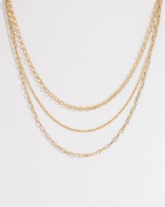 Gold Chunky Chain Layered Necklace sold by Collete Hayman