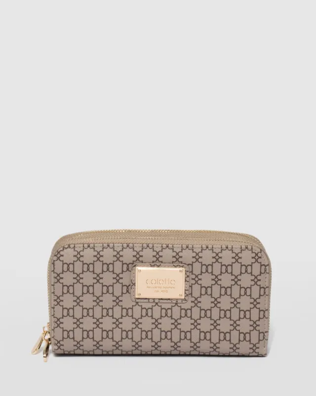 Print Double Zip Around Wallet sold by Collete Hayman