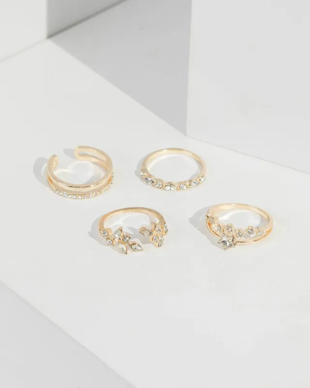 Crystallised 4 Pack Band Ring sold by Collete Hayman