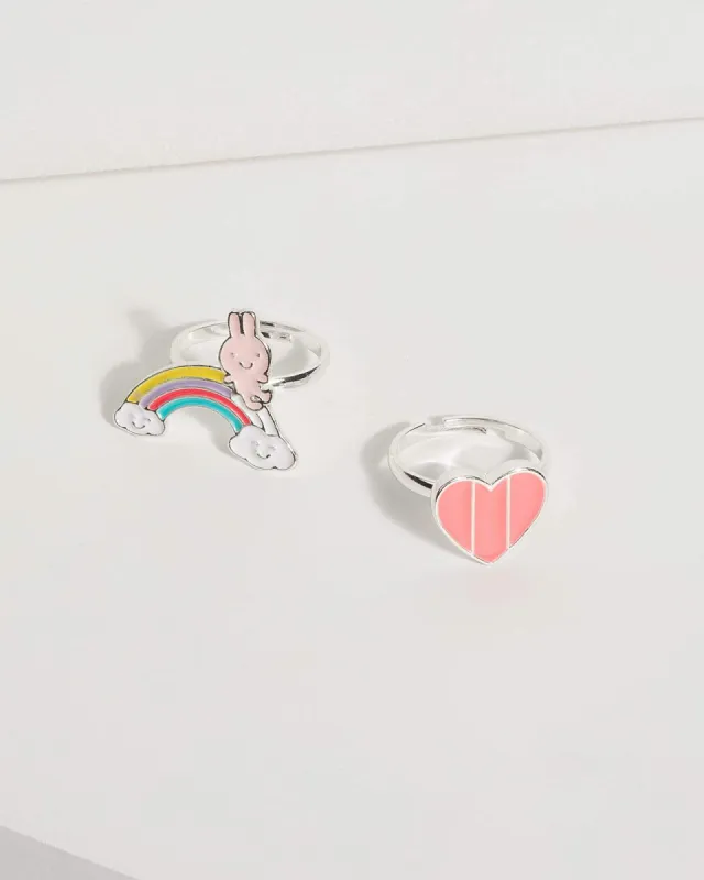 Rainbow Bunny Ring Set sold by Collete Hayman