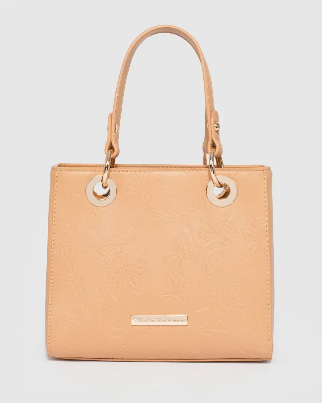 Nirvana Caramel Small Tote Bag sold by Collete Hayman