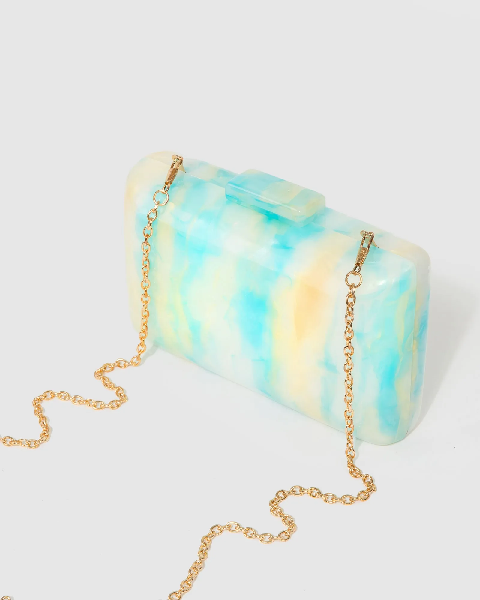 Multi Colour Olivia Acrylic Clutch Bag sold by Collete Hayman product image thumbnail 4