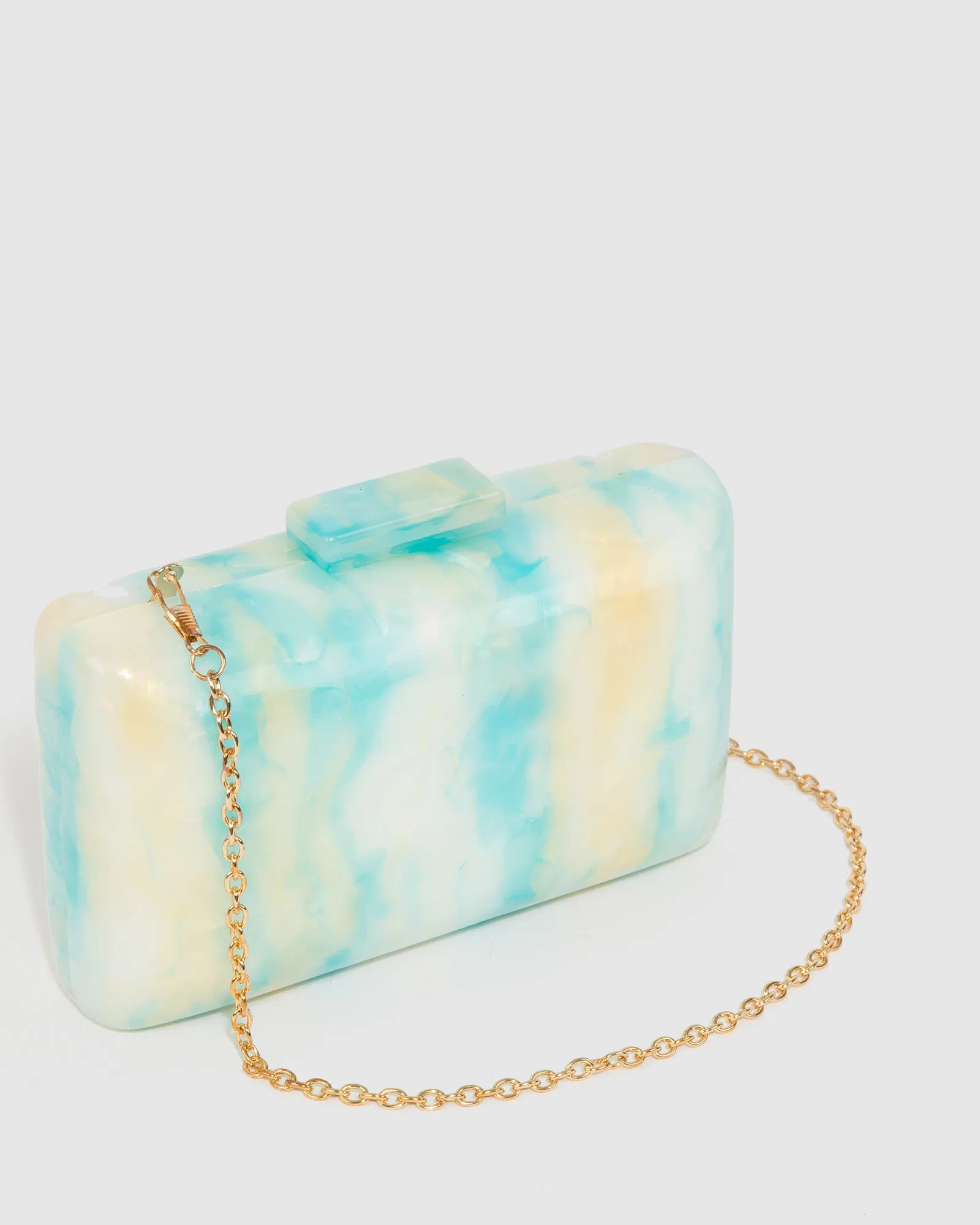 Multi Colour Olivia Acrylic Clutch Bag sold by Collete Hayman product image thumbnail 2