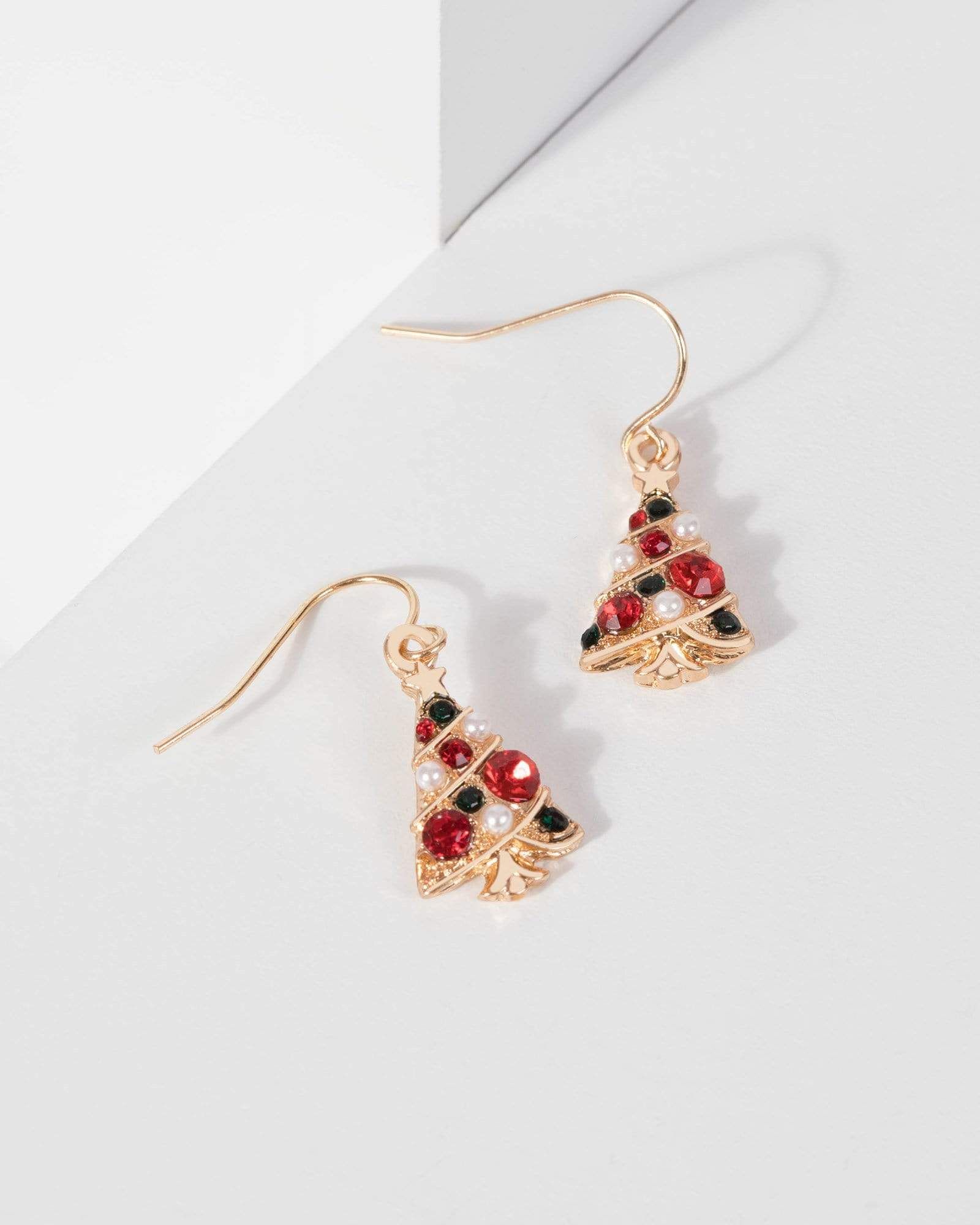 Christmas Tree Drop Earrings sold by Collete Hayman product image thumbnail 2