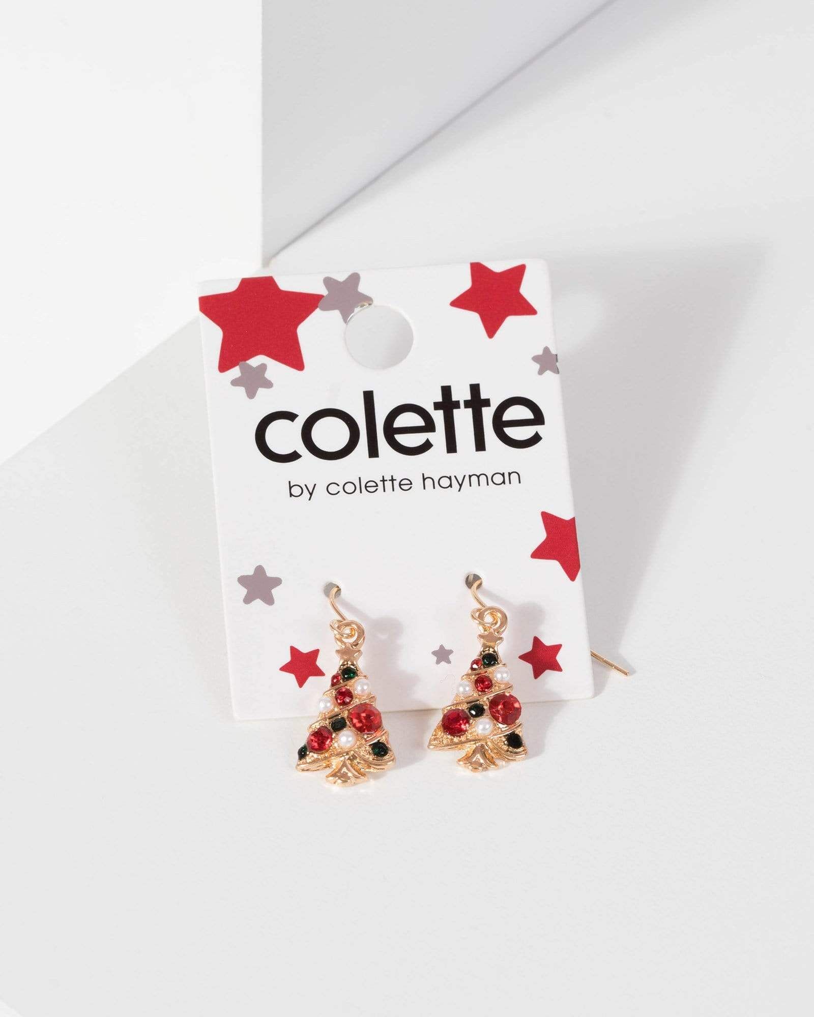 Christmas Tree Drop Earrings sold by Collete Hayman product image thumbnail 3
