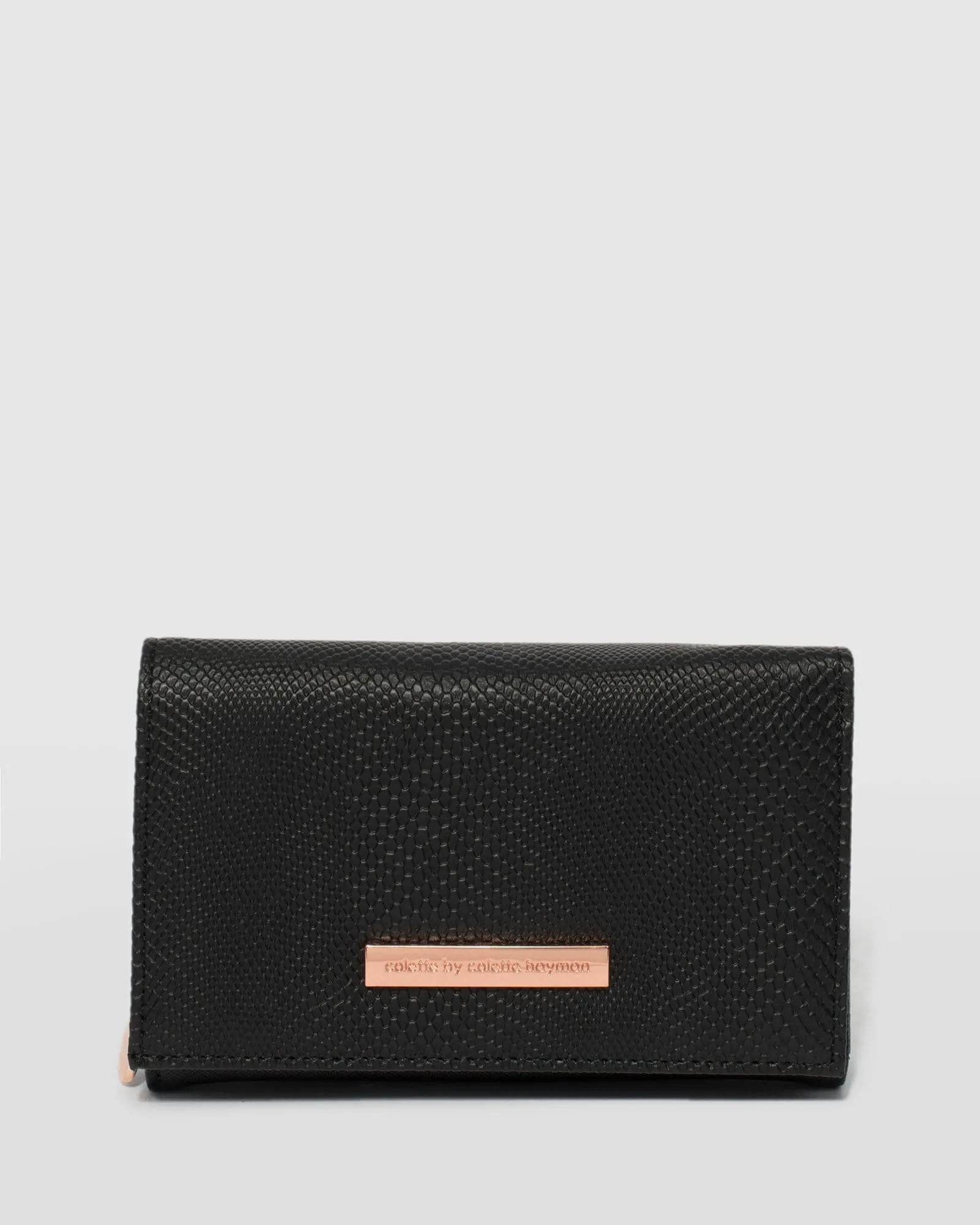 Black Dana Multi Pocket Wallet sold by Collete Hayman