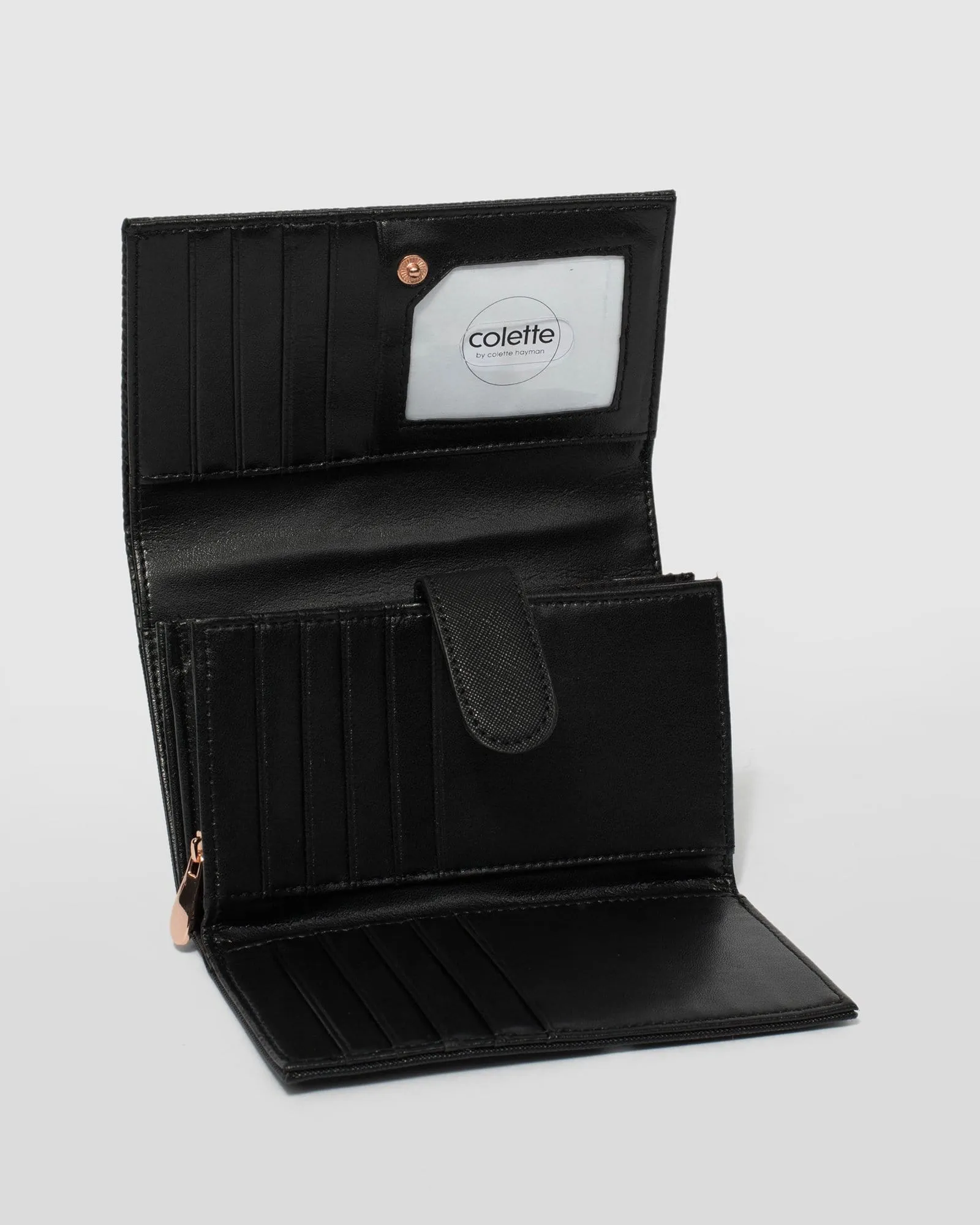 Black Dana Multi Pocket Wallet sold by Collete Hayman product image thumbnail 2