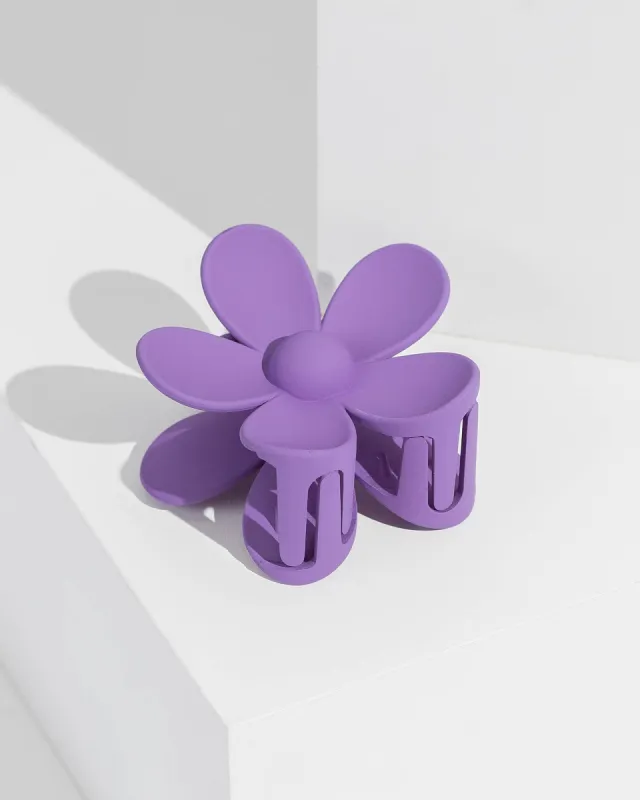 Purple Flower Claw Clip sold by Collete Hayman