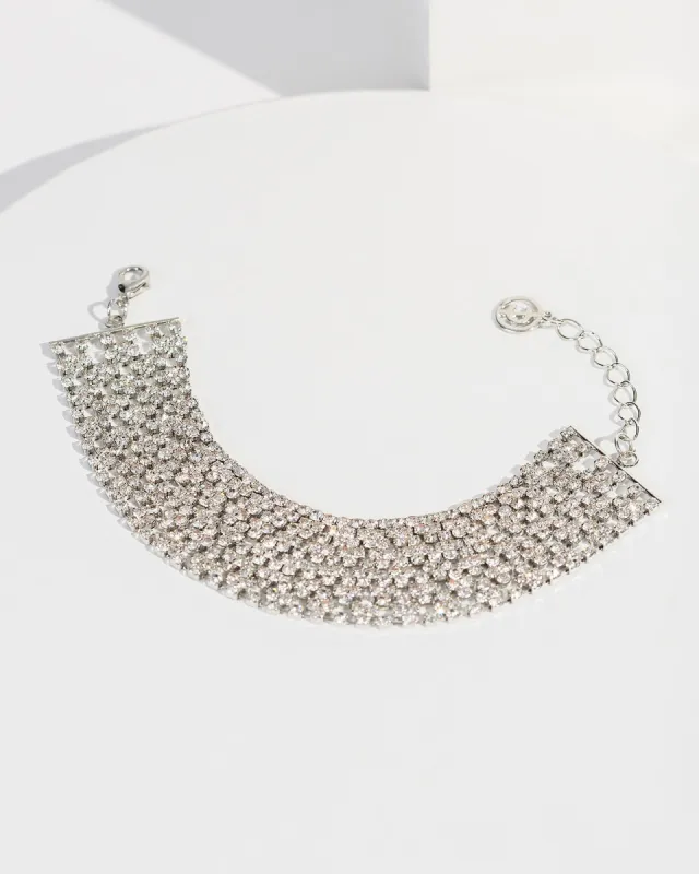 Crystal Pattern Wide Bracelet sold by Collete Hayman