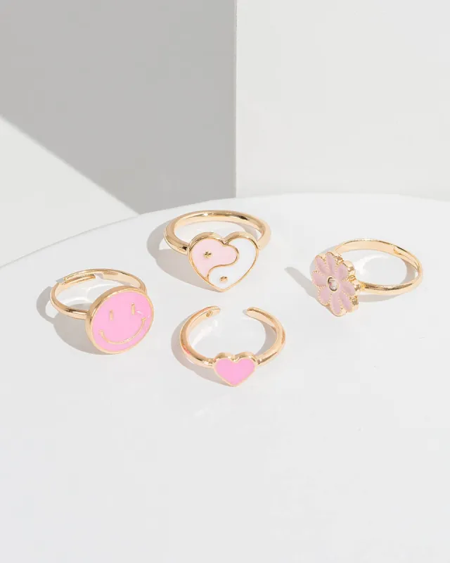 Pink 90'S Ring Pack sold by Collete Hayman
