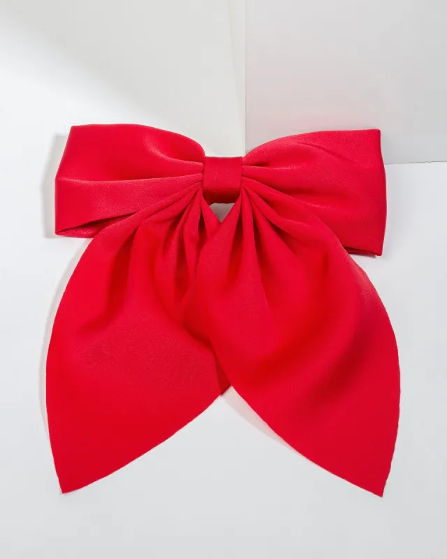 Red Large Bow Hair Clip sold by Collete Hayman