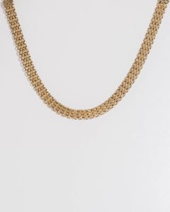Gold Wide Chain Link Necklace sold by Collete Hayman