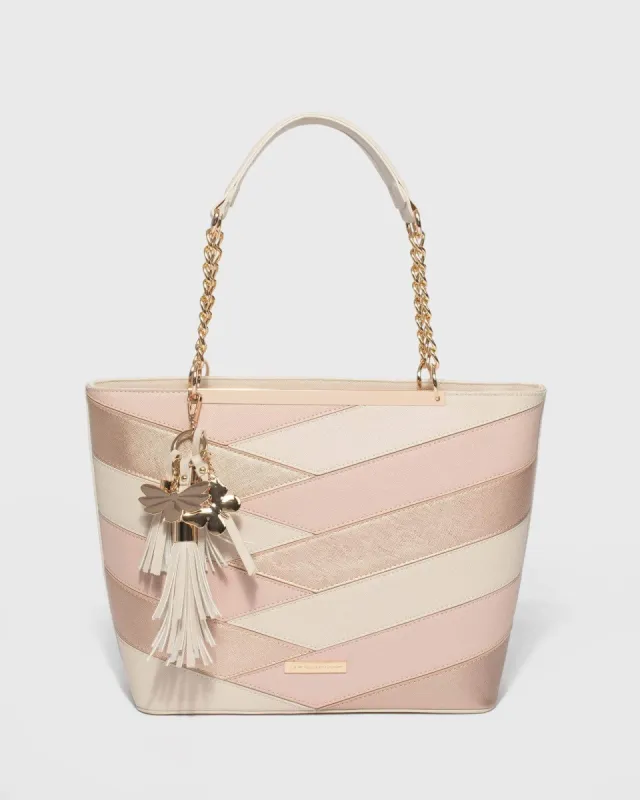 Multi Makayla Panelled Tote Bag sold by Collete Hayman