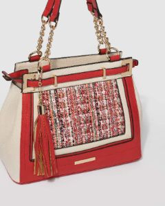 Red Zoe Multi Tote Bag sold by Collete Hayman