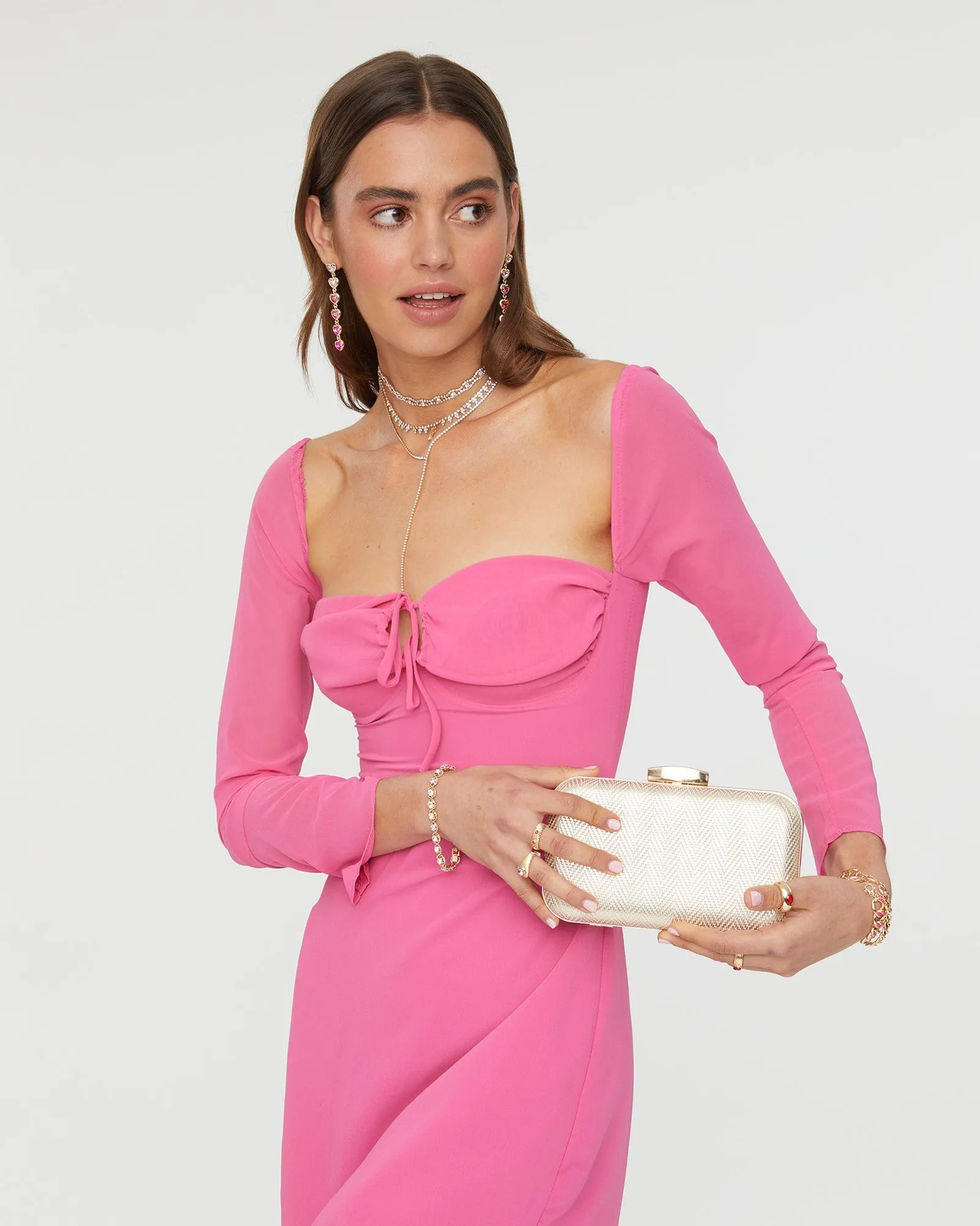 Gold Penelope Hardcase Clutch Bag sold by Collete Hayman product image thumbnail 2