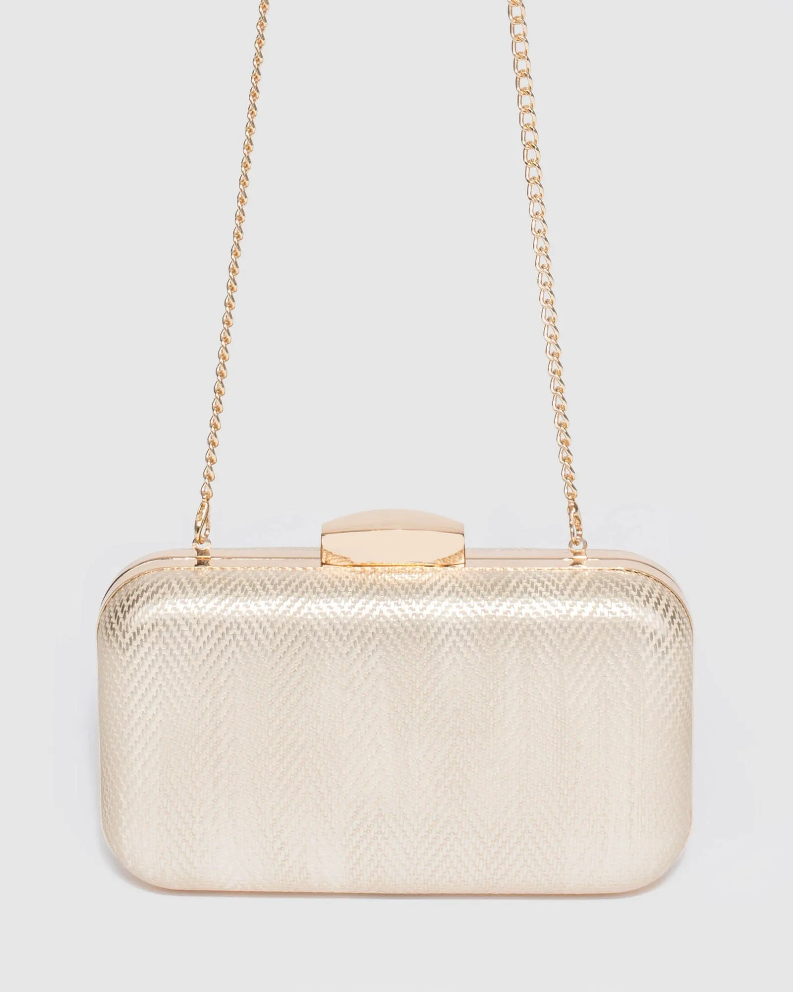 Gold Penelope Hardcase Clutch Bag sold by Collete Hayman product image thumbnail 5