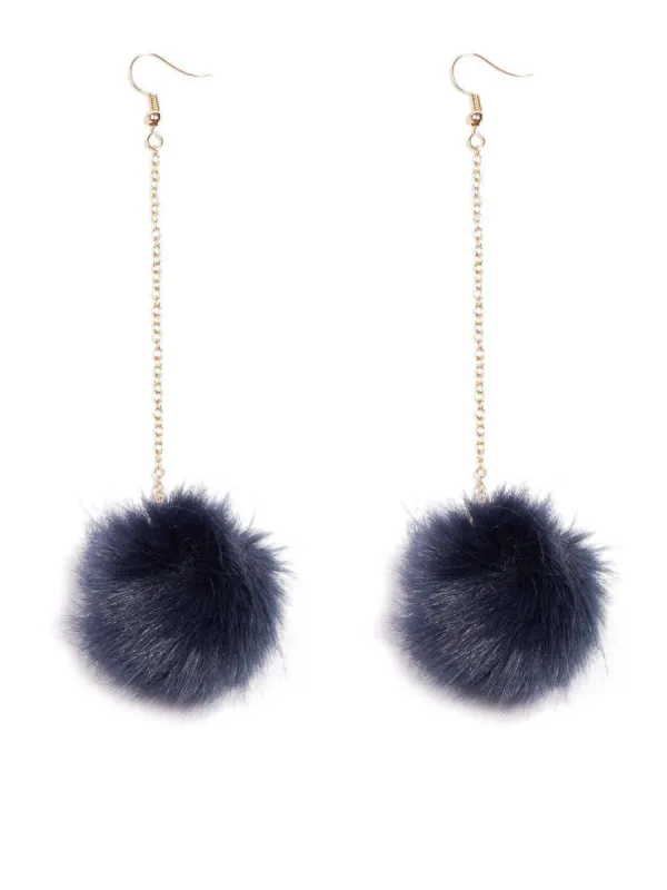 Pom Pom Chain Mini Earrings sold by Collete Hayman
