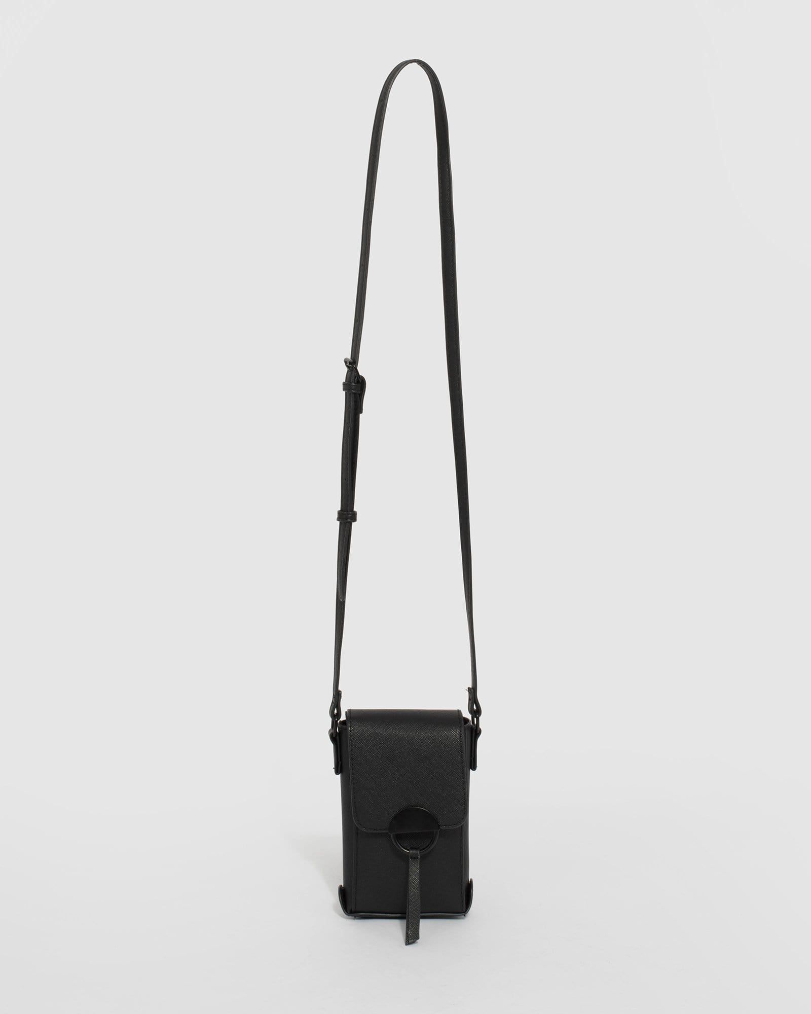 Black Mobile Crossbody Bag sold by Collete Hayman product image thumbnail 4