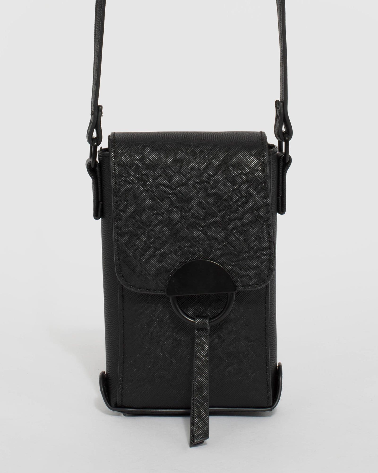 Black Mobile Crossbody Bag sold by Collete Hayman