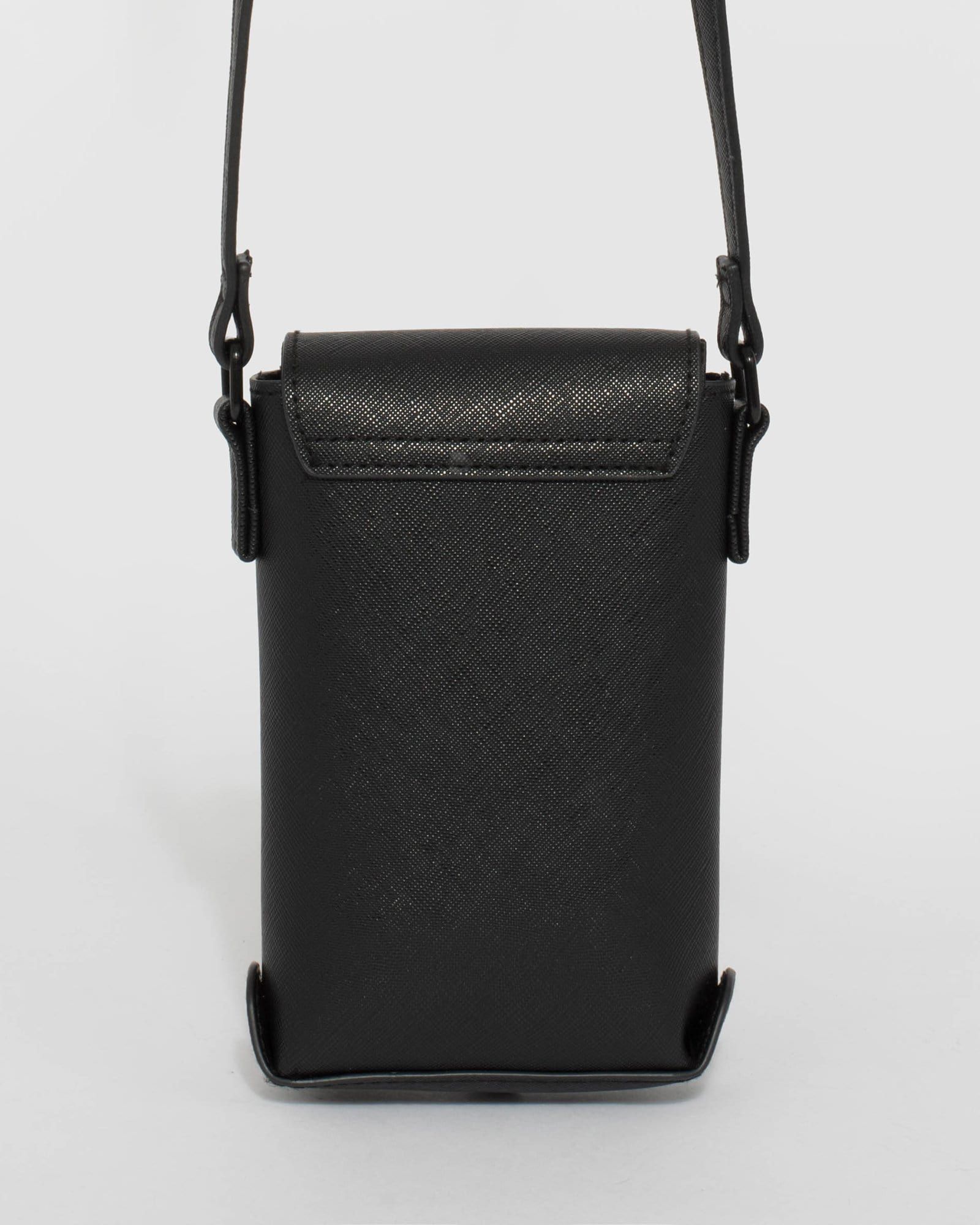 Black Mobile Crossbody Bag sold by Collete Hayman product image thumbnail 5