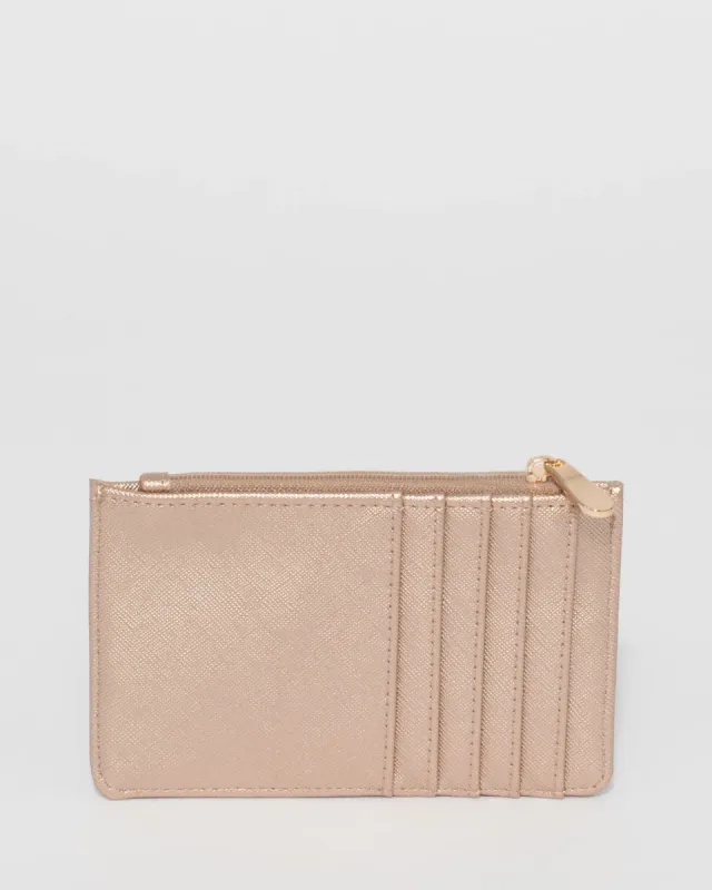 Rose Gold Ali Card Holder sold by Collete Hayman