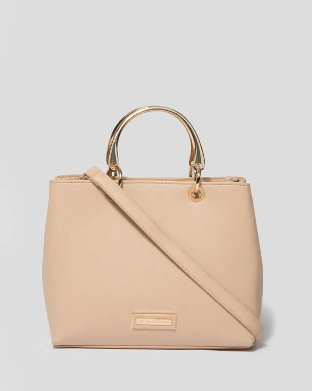 Natural Florence Medium Tote Bag sold by Collete Hayman