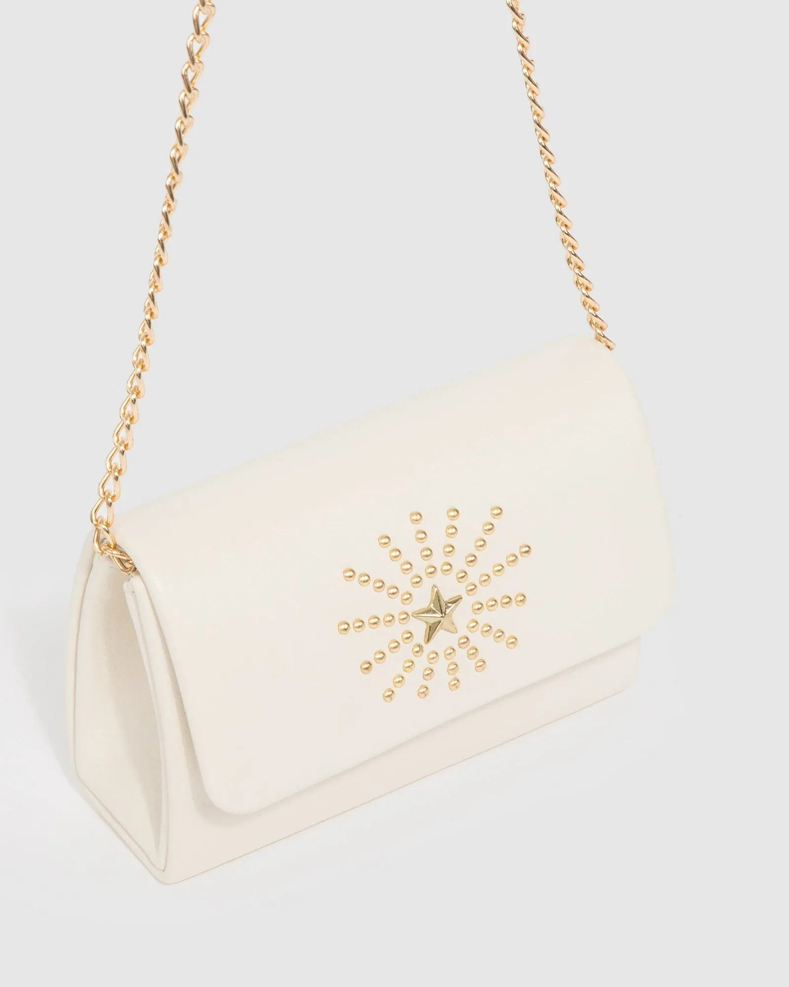 Ivory Arabella Chain Clutch Bag sold by Collete Hayman product image thumbnail 3