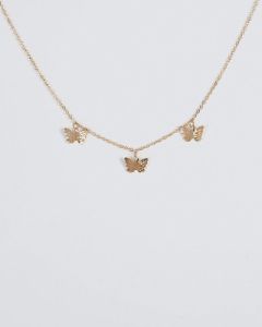 Gold Butterflies Chain Necklace sold by Collete Hayman
