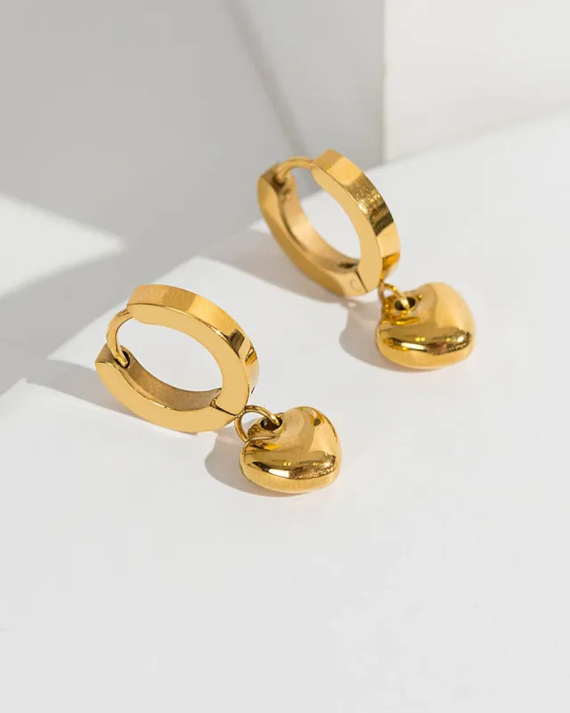 Heart Hoop Earrings sold by Collete Hayman
