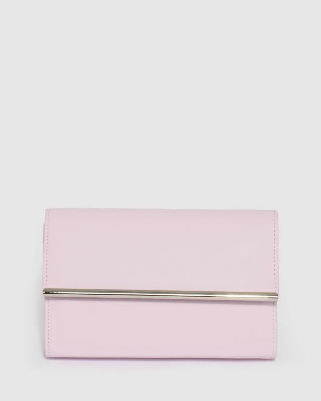 Pink Harriet Clutch Bag sold by Collete Hayman