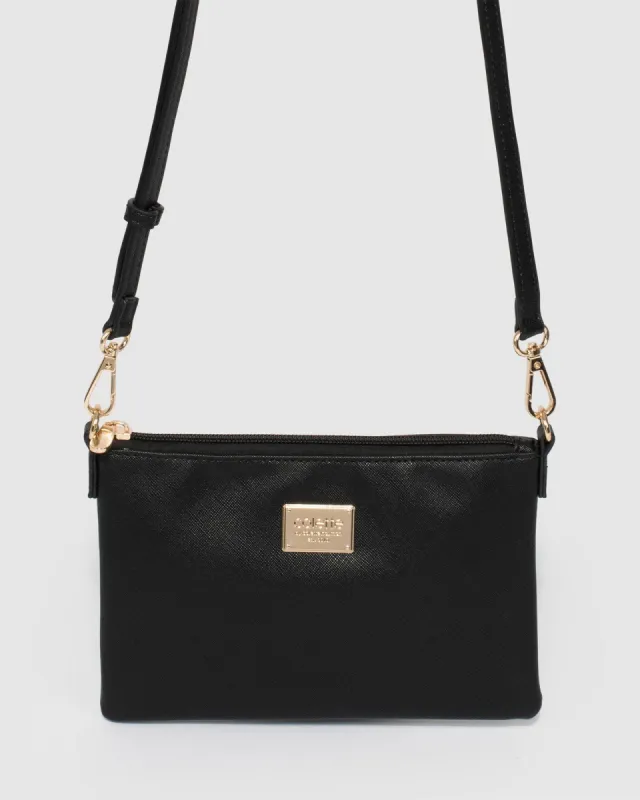Black Chain Crossbody Bag sold by Collete Hayman