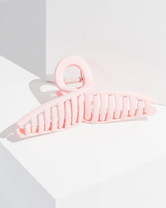 Pink Loop Matte Claw Clip sold by Collete Hayman