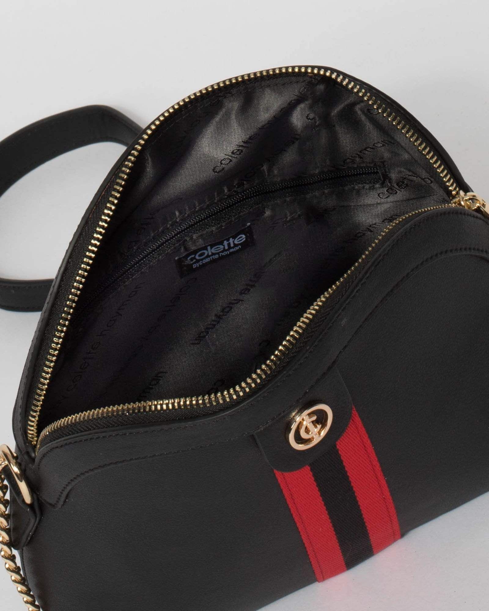 Black Raina Logo Cross Body Bag sold by Collete Hayman product image thumbnail 5