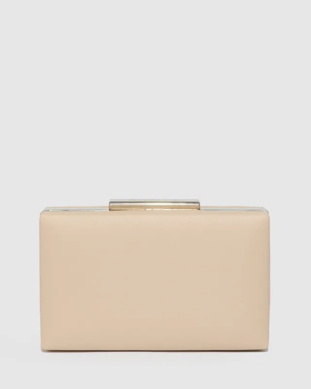 Natural Jaimi Clutch Bag sold by Collete Hayman