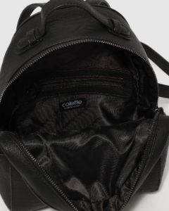 Black Bianca Mini Backpack sold by Collete Hayman