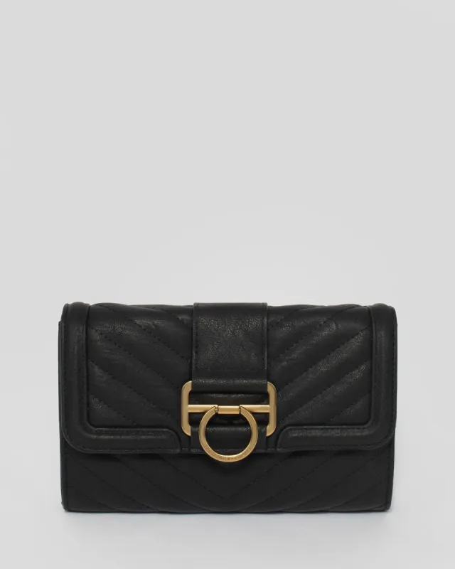 Black Renata Clutch Bag sold by Collete Hayman