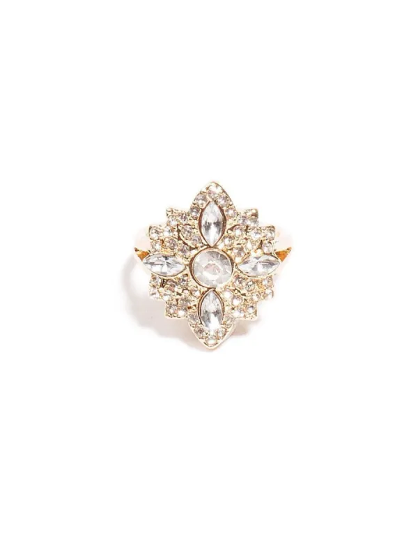 Navette Stone Glam Ring - Medium sold by Collete Hayman