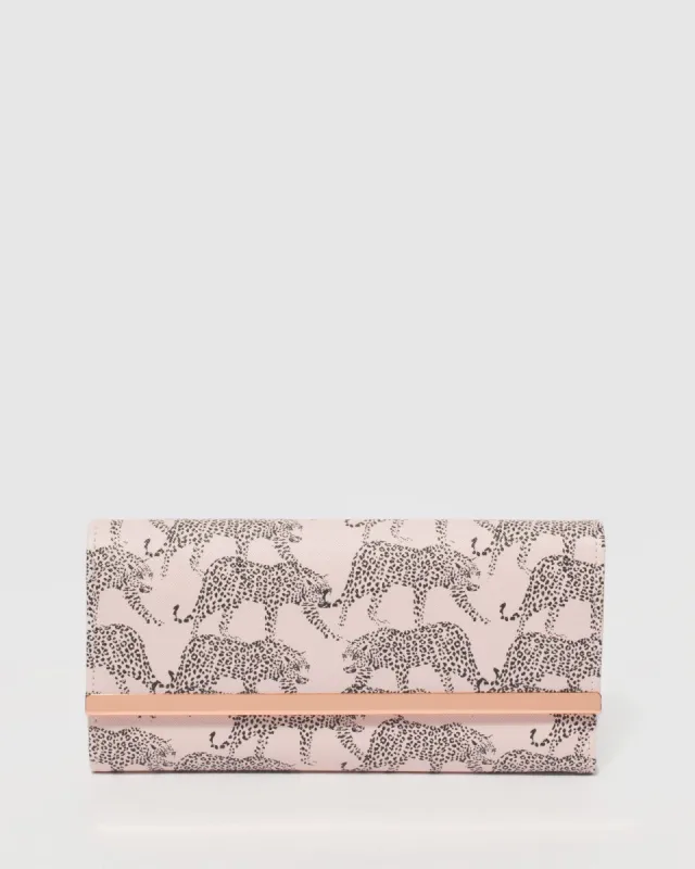 Pink Print Natalie Edge Bar Wallet sold by Collete Hayman