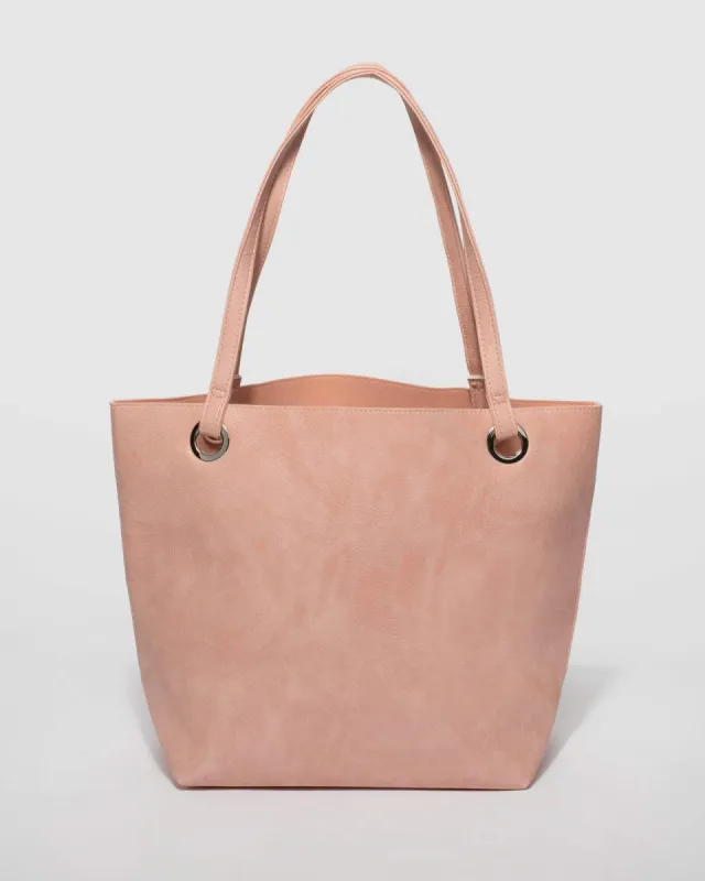 Pink Selena Eyelet Tote Bag sold by Collete Hayman
