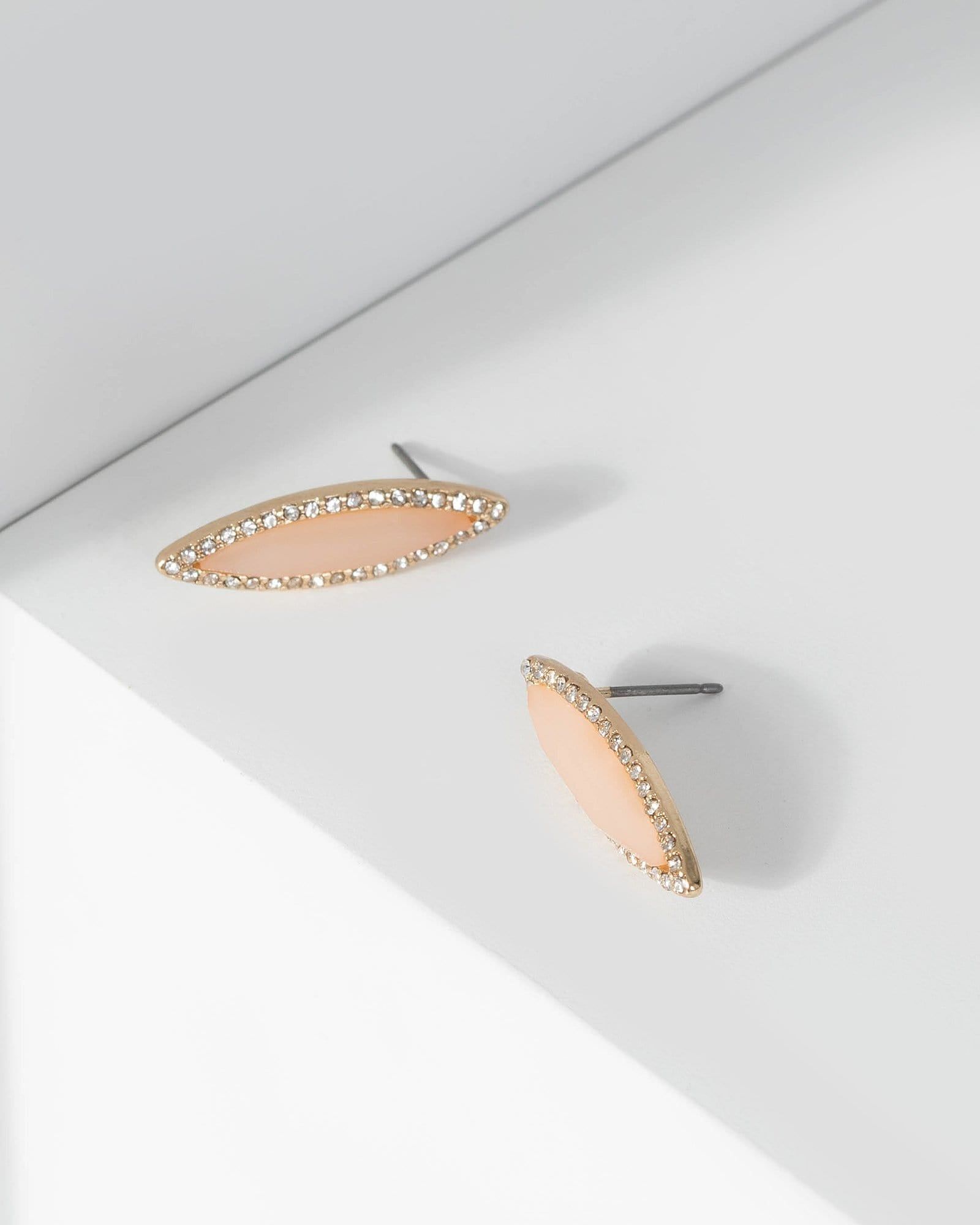 Pink Pave Crystal Earrings sold by Collete Hayman