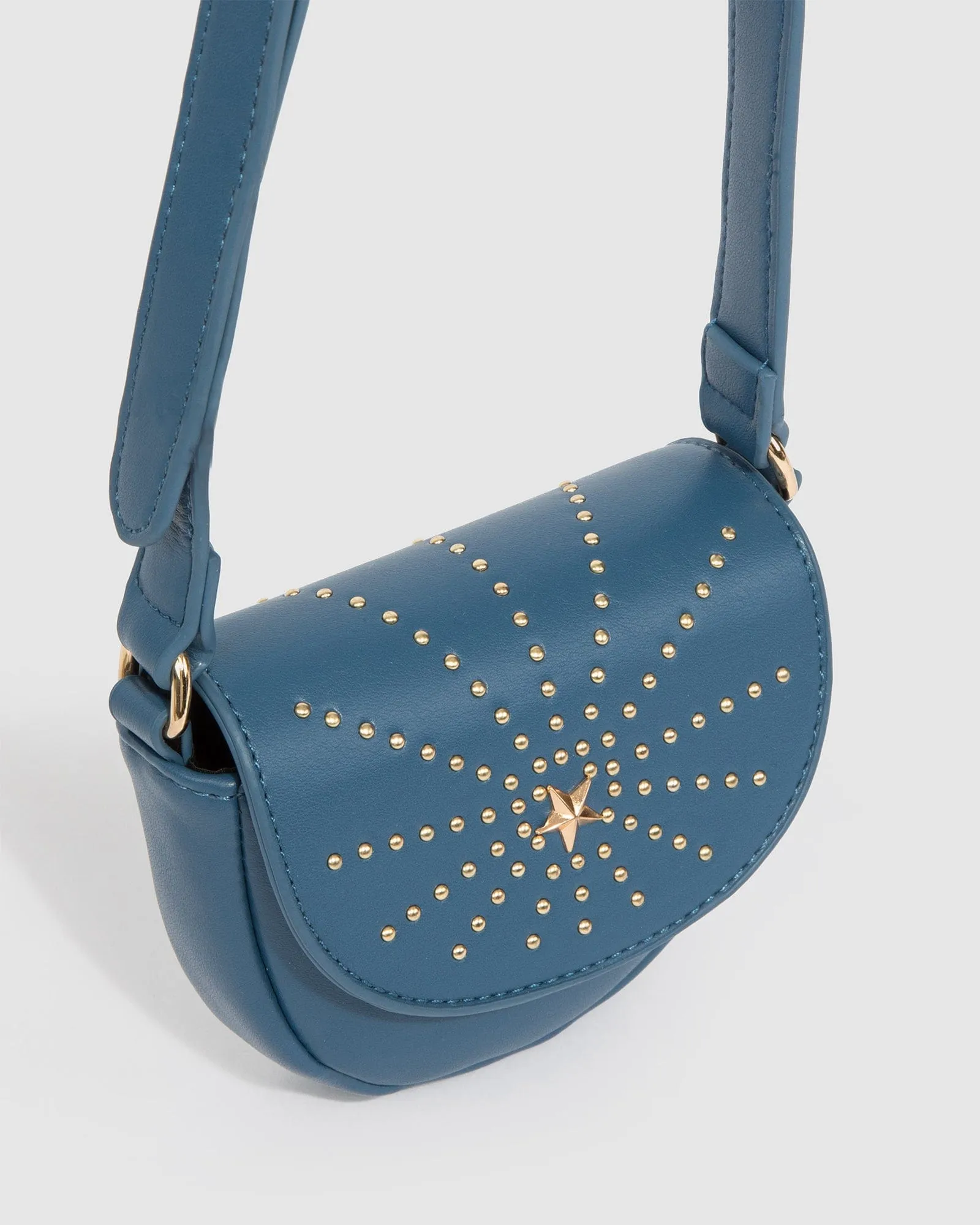 Navy Alvita Saddle Bag sold by Collete Hayman product image thumbnail 3