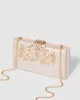 Ivory Victoria Clip Clutch Bag sold by Collete Hayman