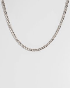 Silver 42cm Curb Chain Necklace sold by Collete Hayman